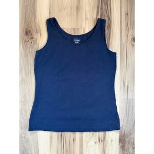L.L Bean XS Womens Layering Tank Navy Blue